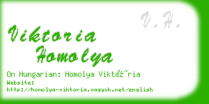 viktoria homolya business card